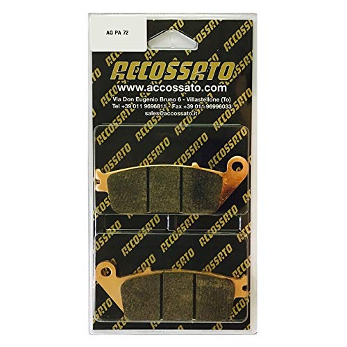 Accossato AGPA72EV1-P47430 Bremsbelagsatz, Schwarz, One Size von ACCOSSATO