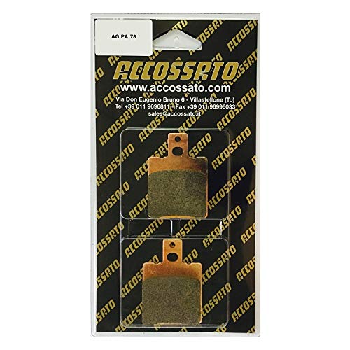 Accossato AGPA78OR-P54308 Bremsbelagsatz, Schwarz, One Size von ACCOSSATO