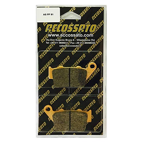 Accossato AGPP91OR-P81127 Bremsbelagsatz, Schwarz, One Size von ACCOSSATO