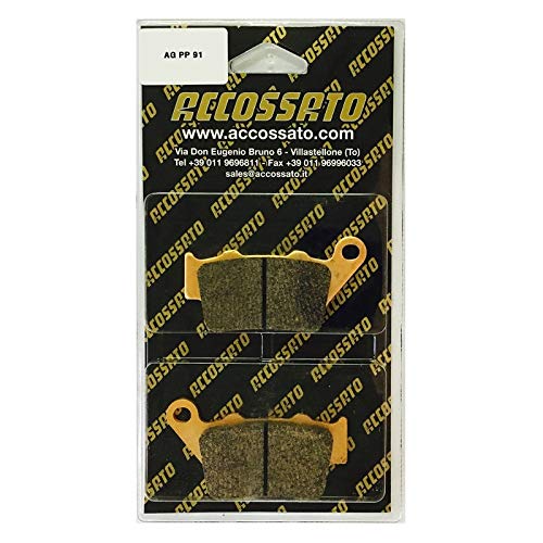 Accossato AGPP91ST-P82021 Bremsbelagsatz, Schwarz, One Size von ACCOSSATO