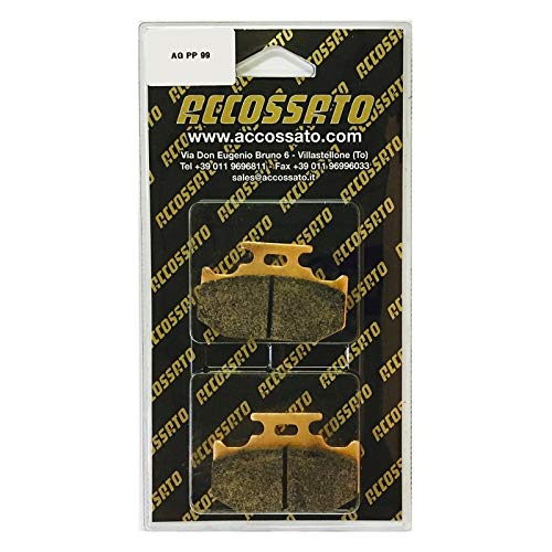 Accossato AGPP99OR-P84333 Bremsbelagsatz, Schwarz, One Size von ACCOSSATO