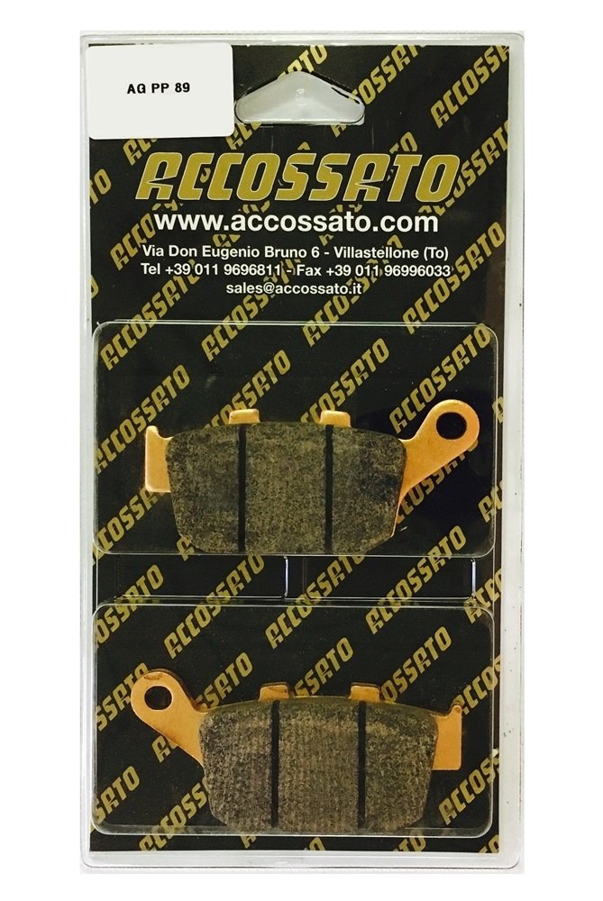 Accossato Bremsbelag agpp89st, Honda > NX 650 Dominator, 650 (1993 – 1996) von ACCOSSATO