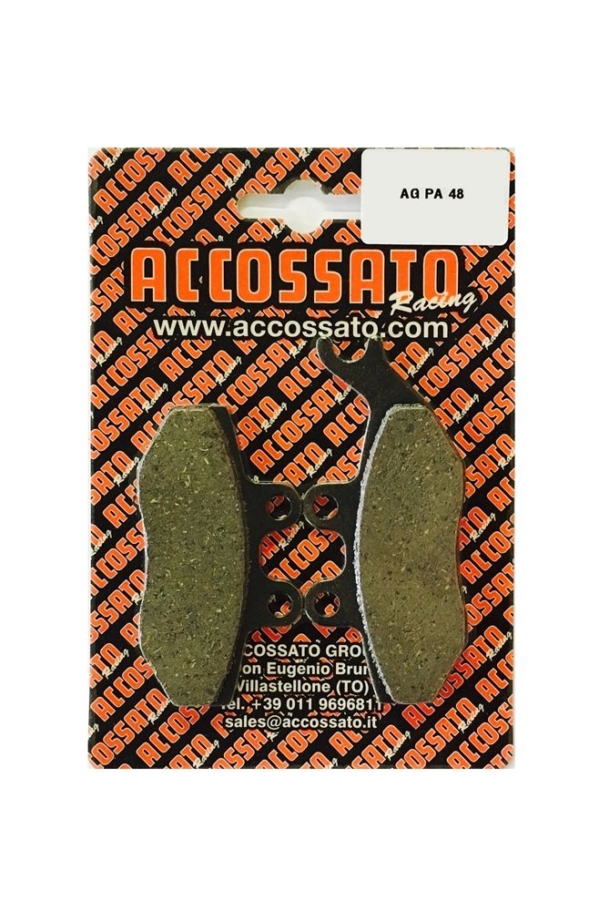 Accossato Bremsbelag für Keeway > TX 50 SM, 50 (2010), Set von 2 von ACCOSSATO