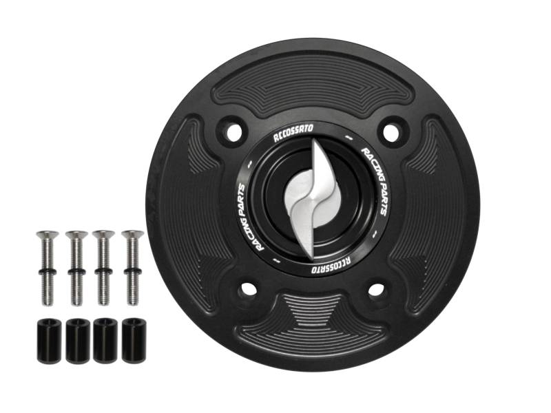 Accossato Tankdeckel mit silberner Verriegelung für Kawasaki Z Abs ab 2022 bis 2023 (CC 1000) von ACCOSSATO