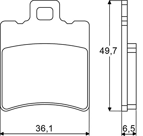 Accossato agpa13or-62 Bremsbelag, Set von 2 von ACCOSSATO