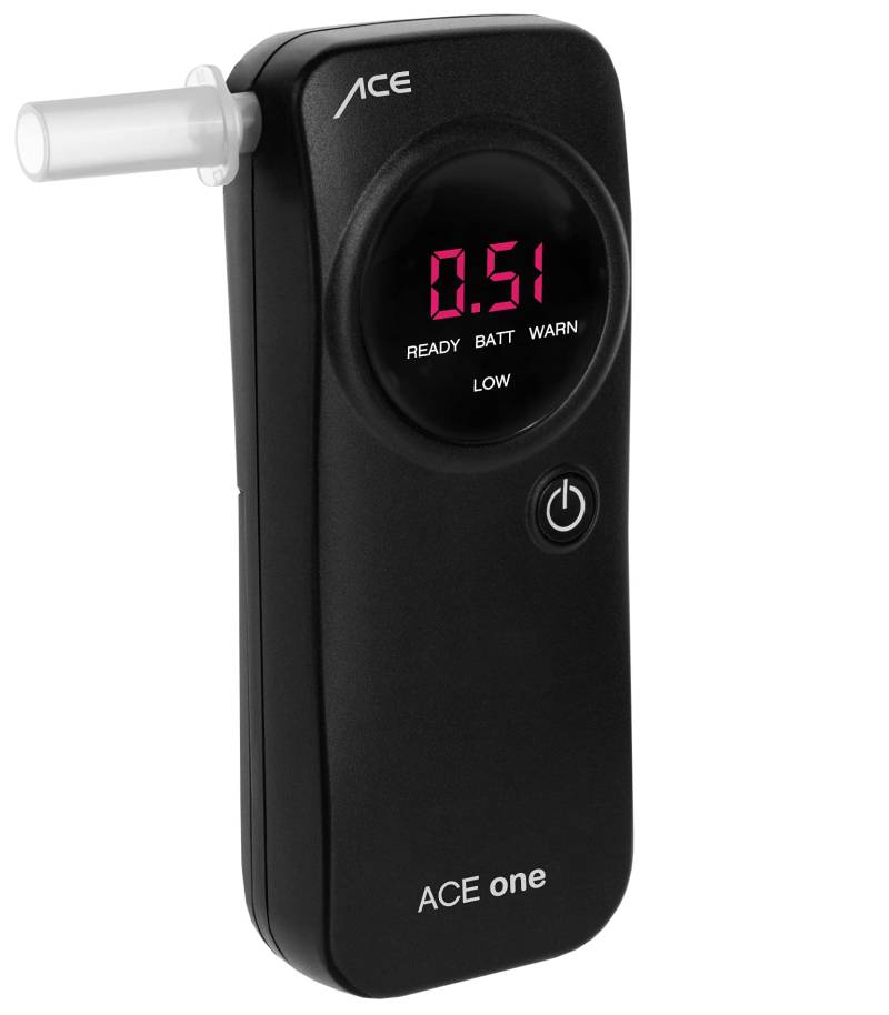 ACE One Alkoholtester Polizeigenau - Promille-Tester Alkomat mit 98,6% von ACE