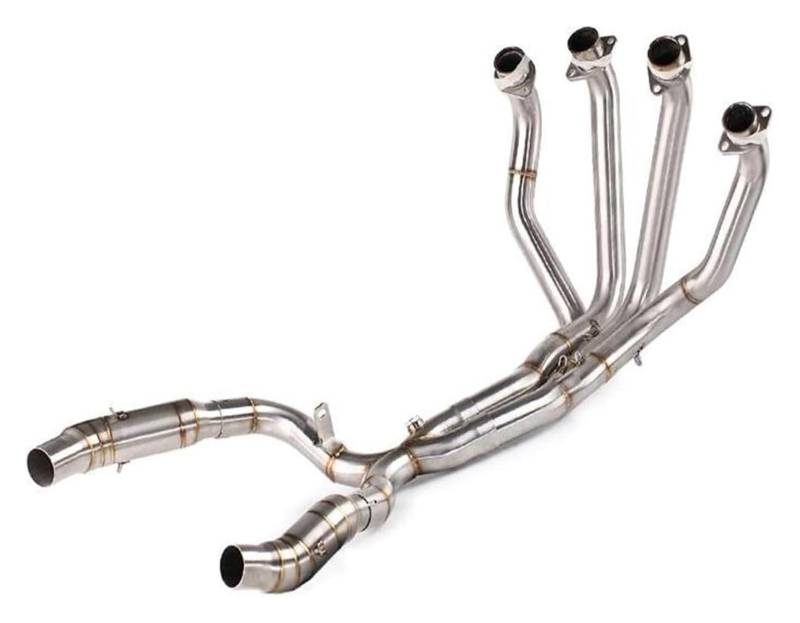 Motorrad Auspuff Für Kawa&saki Z1000 2010-2021 Z1000SX Bis 2019 Komplette Abgasanlage Motorrad Auspuffrohr Schalldämpfer Header Mid Pipe Slip On Auspuff(1) von ACEBSBGGAP