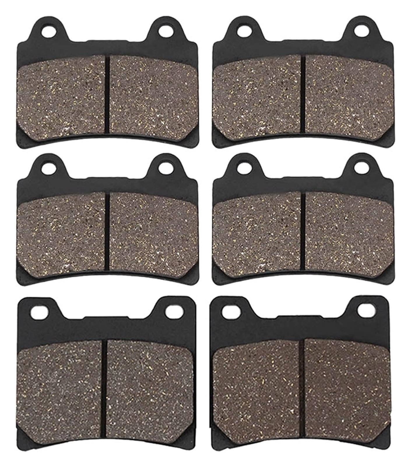 Motorradbremsbeläge Für FJ1200 1989–1992 FZR1000 Für G&enesis 1000 1987–1989 Motorrad-Bremsbeläge Vorne Und Hinten(Front and Rear) von ACEBSBGGAP