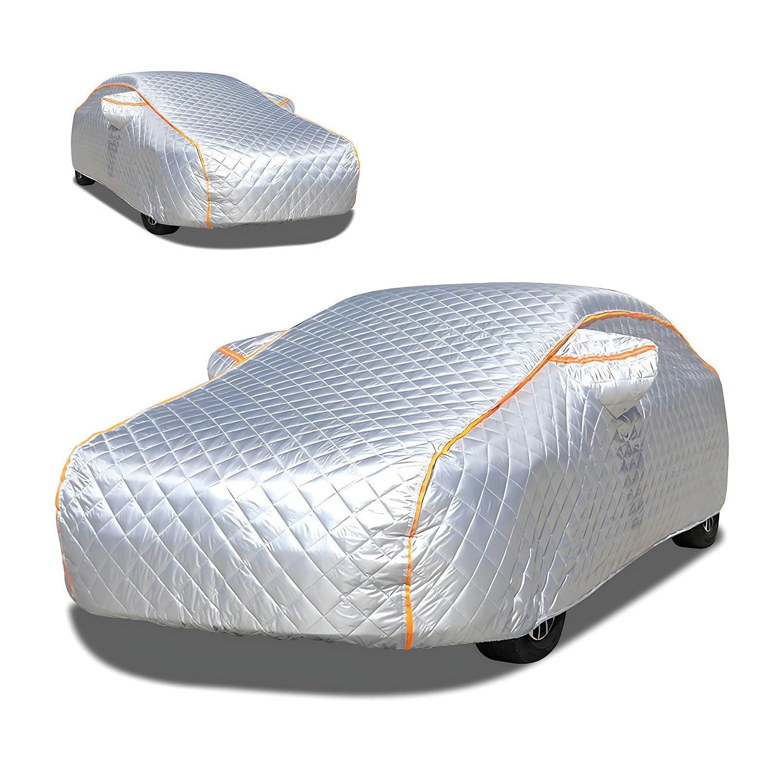 Autoabdeckung für Acura Integra Type-R, 1997-2001, Autoabdeckung mit Baumwollfutter Winter Wasserdicht Auto Abdeckplane im Freien, Outdoor Vollständige Autoabdeckung Hagelsichere Autoabdeckung(White) von ACKONQL