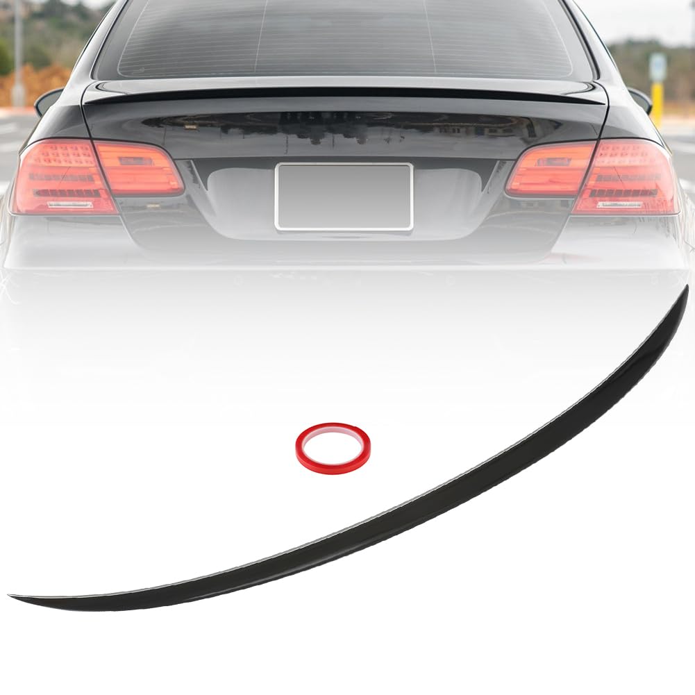 ACLONG Heckspoiler kompatibel für BMW 3er E90 Limousine M3 2005-2011 Heckklappendeckel Highkick Flügellippe (Glanz Schwarz) von ACLONG