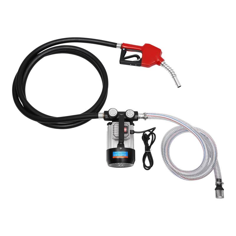 ACROSSPART Dieselpumpe 230 V 550W Selbstansaugende Heizölpumpe Dieselpumpe Selbstansaugend Komplett Set Automatische Pistole Umfüllpumpe Diesel Umfüllpumpe Kit von ACROSSPART