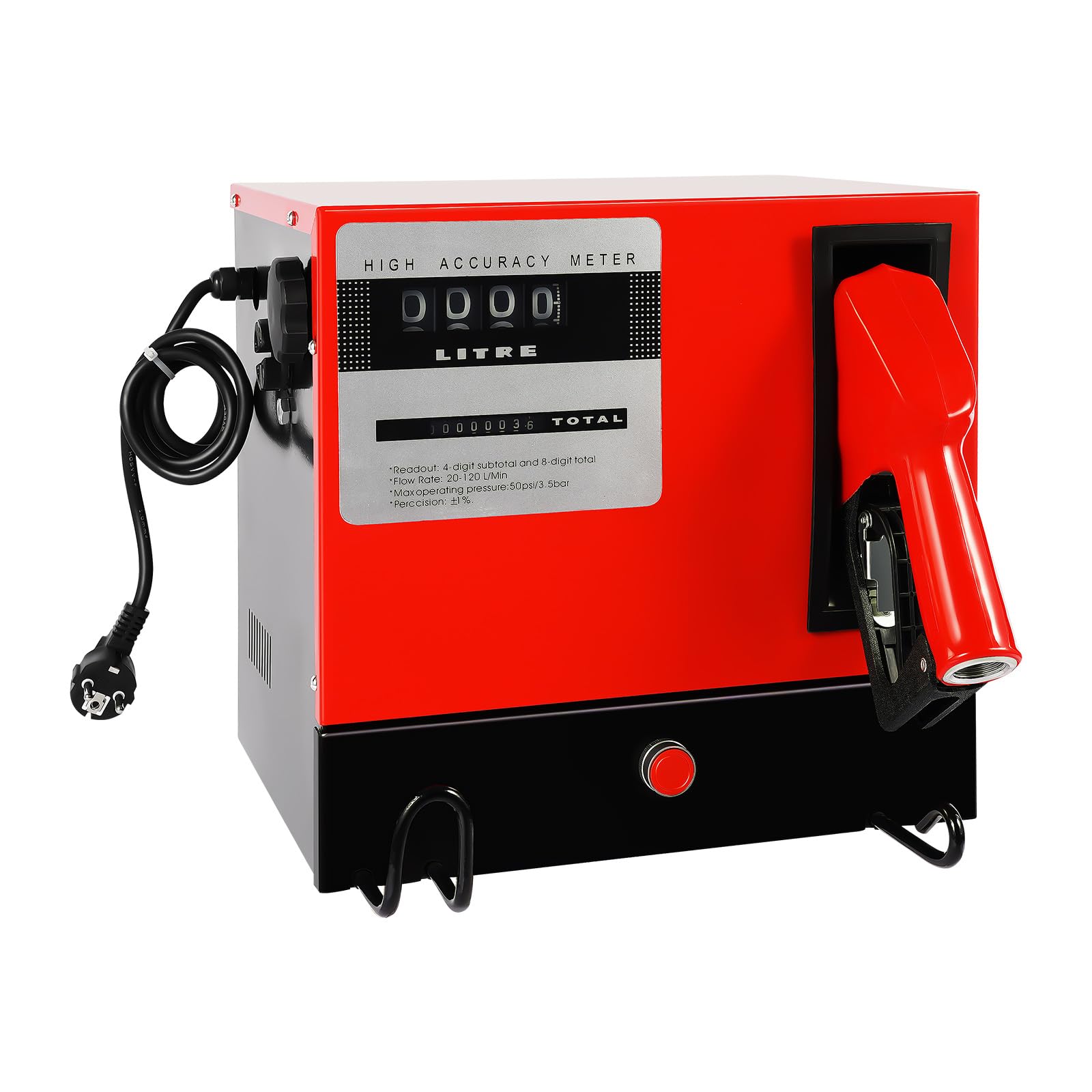 ACROSSPART Selbstansaugende Dieselpumpe Handpumpe Diesel Kraftstoffpumpe mit Auto Gun und Filter 220V/550W 80l/min Selbstansaugende Pumpe von ACROSSPART