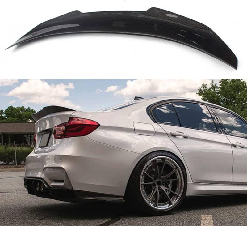 Auto Heckspoiler, für BMW F30 3 Series 320i 318d 316d 328i 335i Saloon 2012-2018, Kofferraum Heck Spoiler Heckflügel Wing Flügel Lippe Kofferraumspoiler Tuning Zubehör von ACRUZ