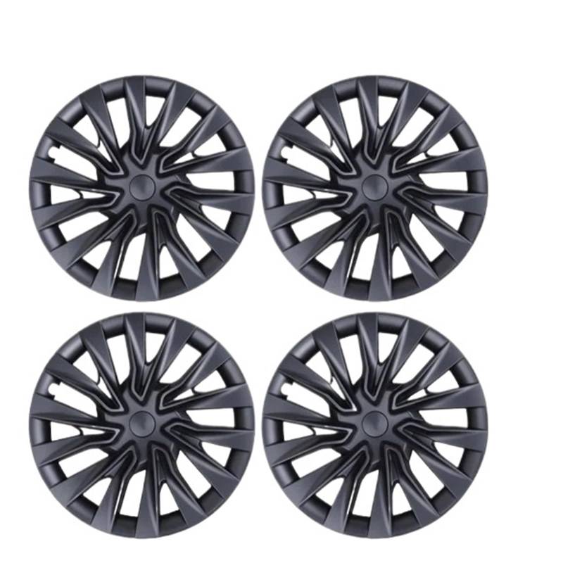 4PCS Radkappe, kompatibel mit Tesla Model 3 Highland 18 Zoll Performance Ersatzradkappe Automobil Vollrandabdeckung Zubehör 2023 2024(Gray) von ACSGASCA