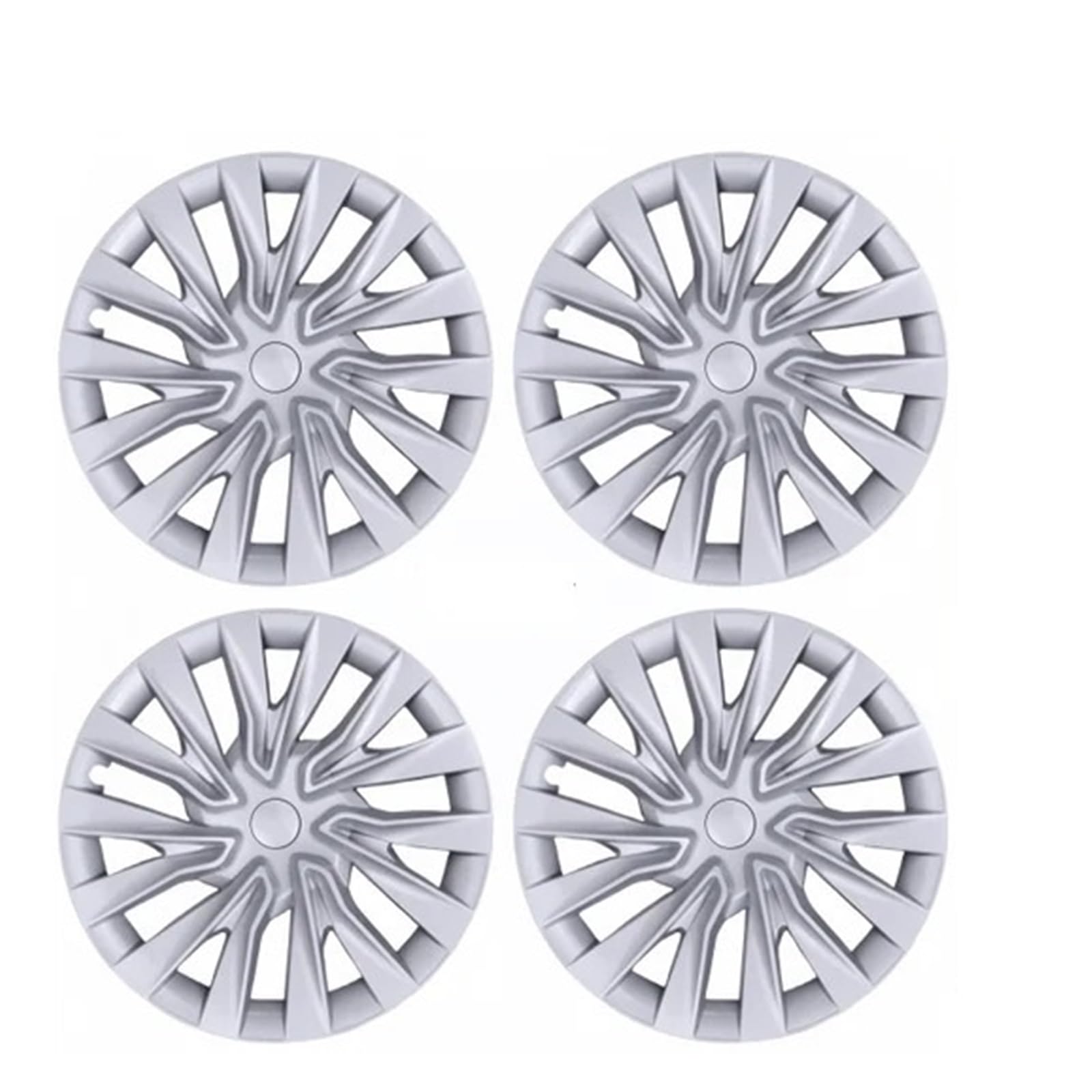 4PCS Radkappe, kompatibel mit Tesla Model 3 Highland 18 Zoll Performance Ersatzradkappe Automobil Vollrandabdeckung Zubehör 2023 2024(Silvery) von ACSGASCA