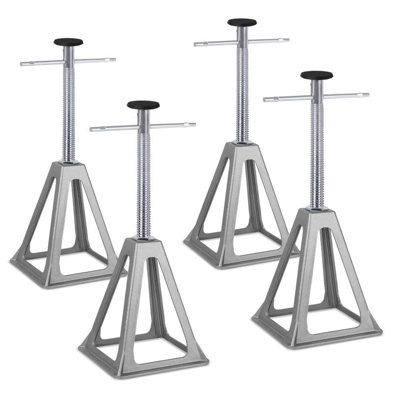 ACXIN Unterstellbock Caravan Stützbock Unterstellböcke KFZ Stützbock Höhenverstellbar 28-43cm Wohnwagen Zubehör, bis 1000Kg Belastbar für Auto, Wohnwagen, Wohnmobil, Anhänger (4 Stück) von ACXIN