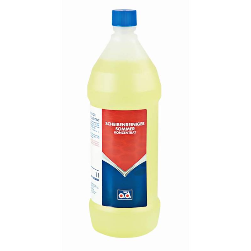 AD Chemie Sommerscheibenreiniger 1L Konzentrat Citrusduft Flasche Auto Scheinwerfer Streifen Klare Sommerscheibenreiniger Scheibenreinigung Lack Öl 40004954 von AD Chemie