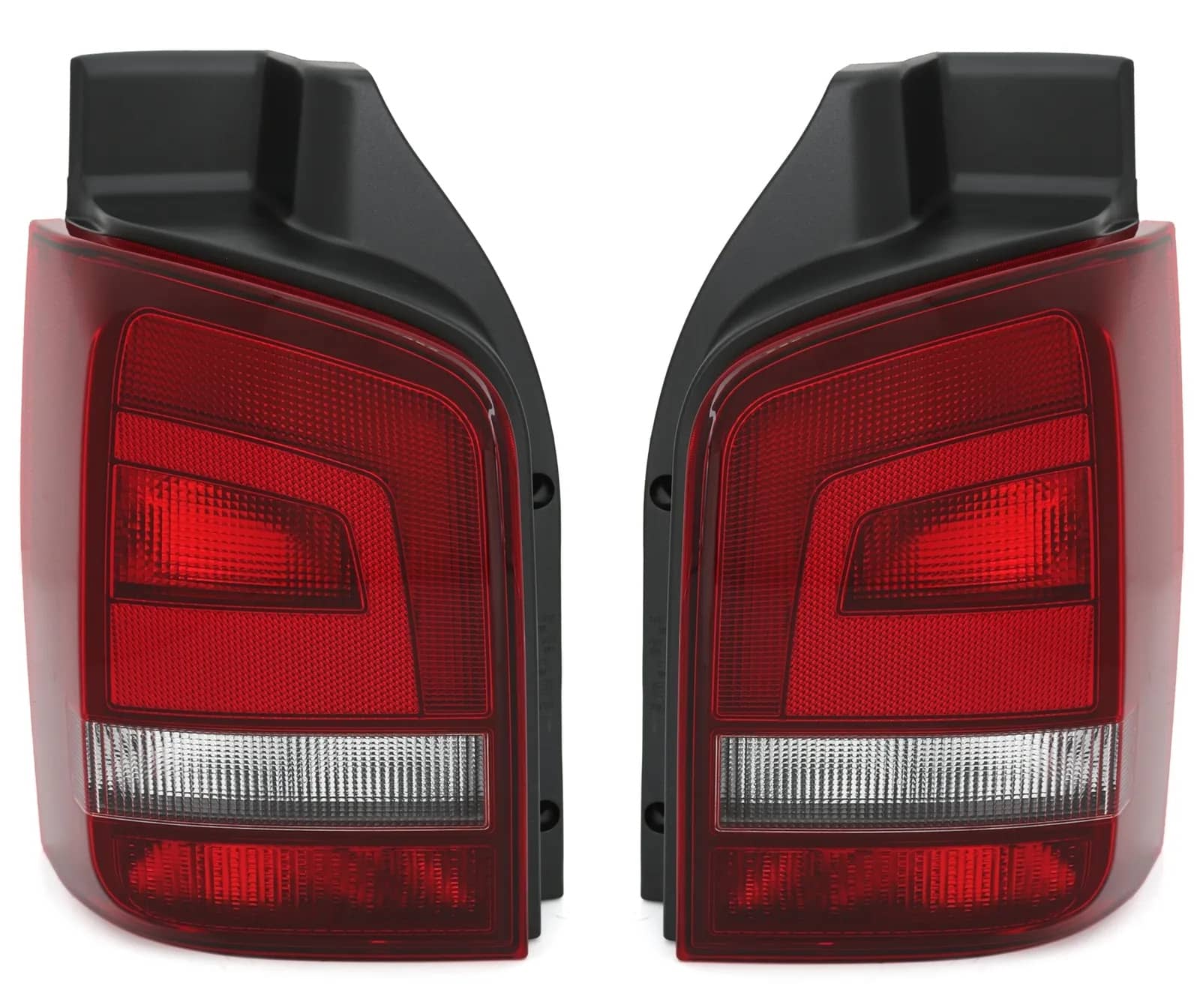 Rückleuchten Heckleuchten Rot / Schwarz LINKS + RECHTS für VW T5 Facelift ab 09/2009- von AD TUNING GmbH & Co. KG