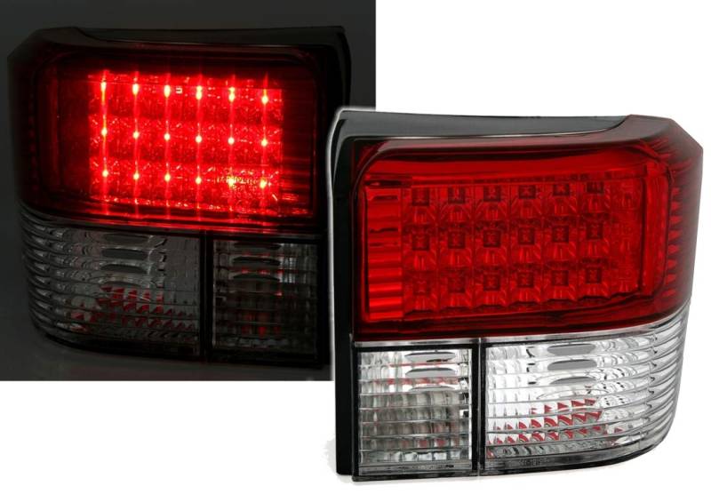 AD Tuning 960421 LED Rückleuchten Set (2-teilig), Klarglas Rot Weiß von AD Tuning GmbH & Co. KG