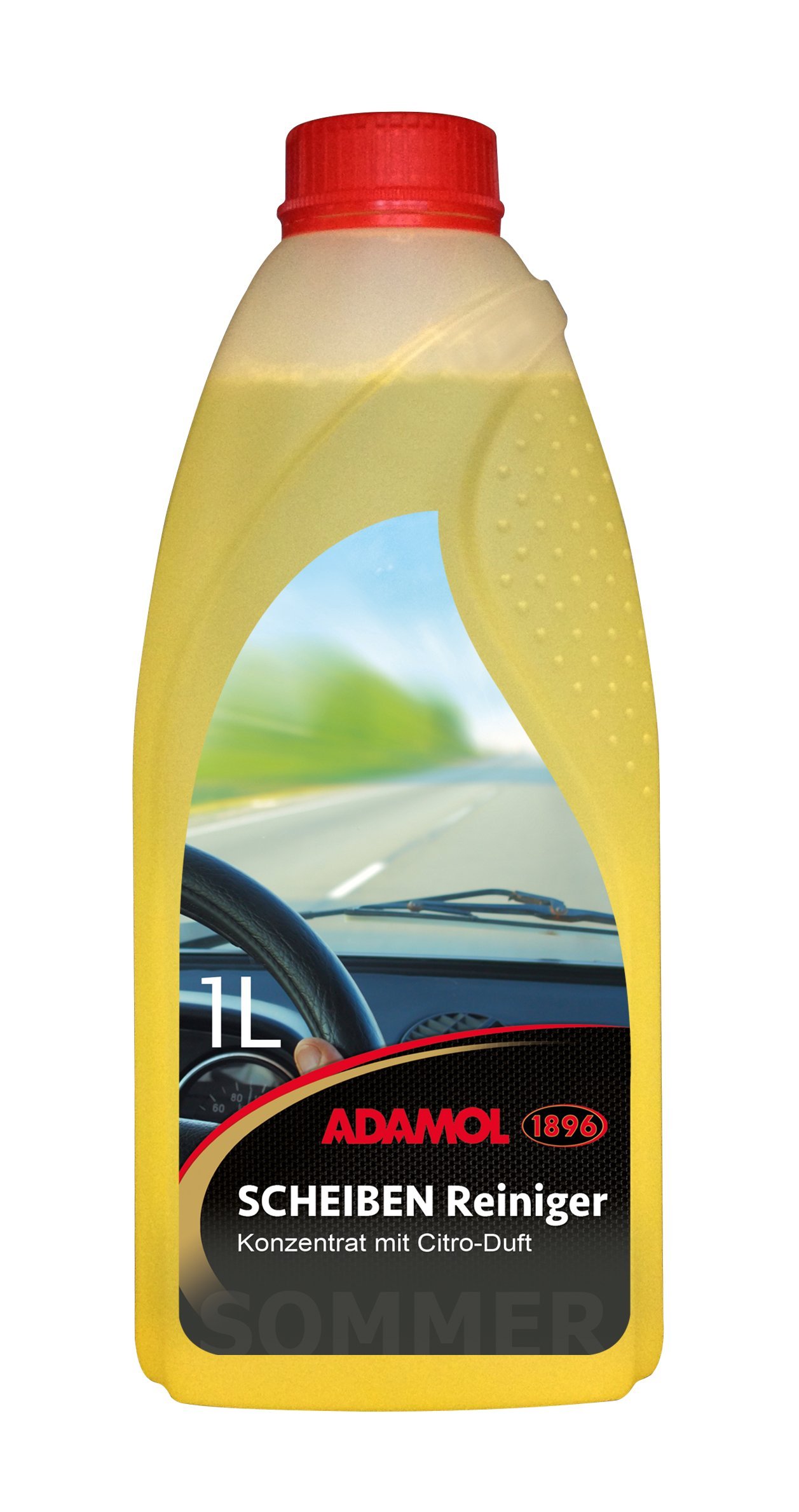 ADAMOL 1896 01960130 Sommer Scheibenreiniger Konzentrat mit Citrus-Duft, 1 L von ADAMOL 1896