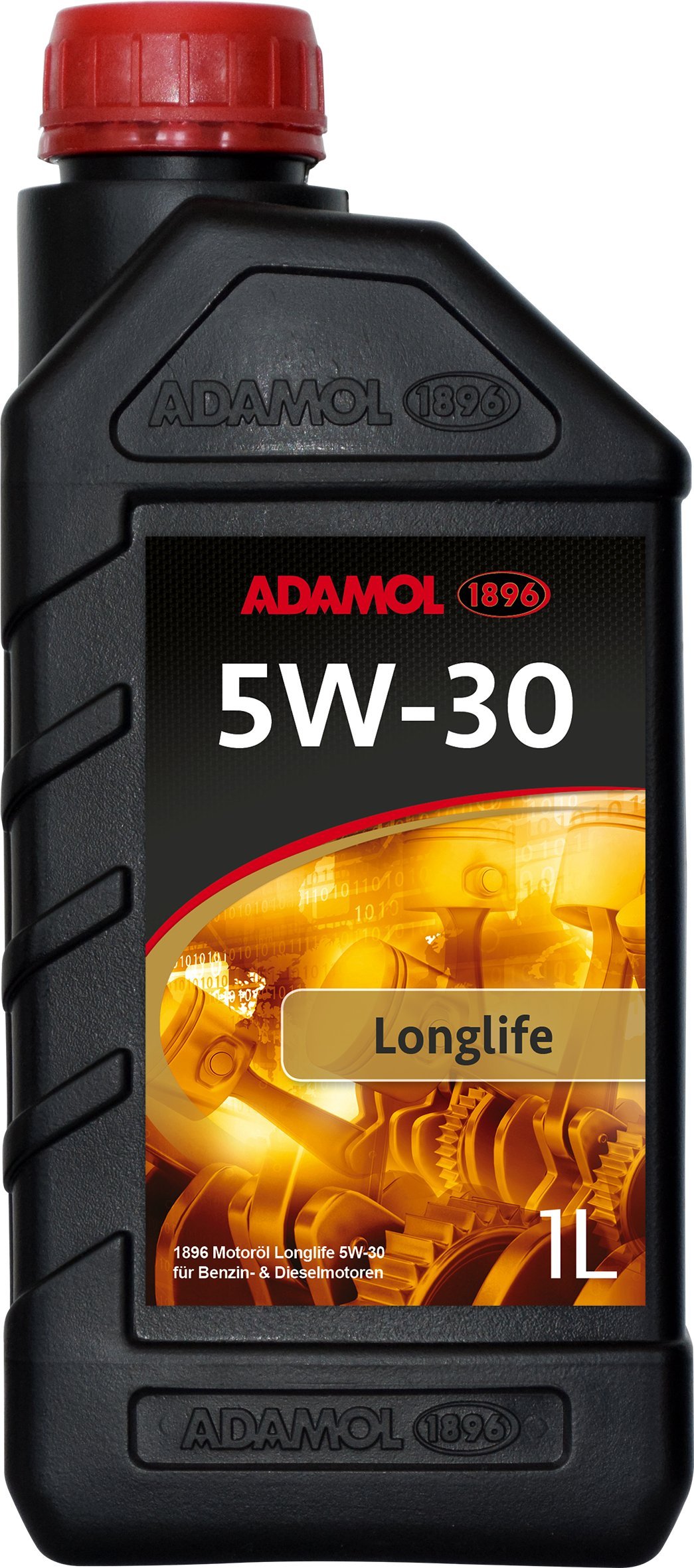 ADAMOL 1896 Motorenöl 5W-30 Longlife, 1 Liter von ADAMOL 1896