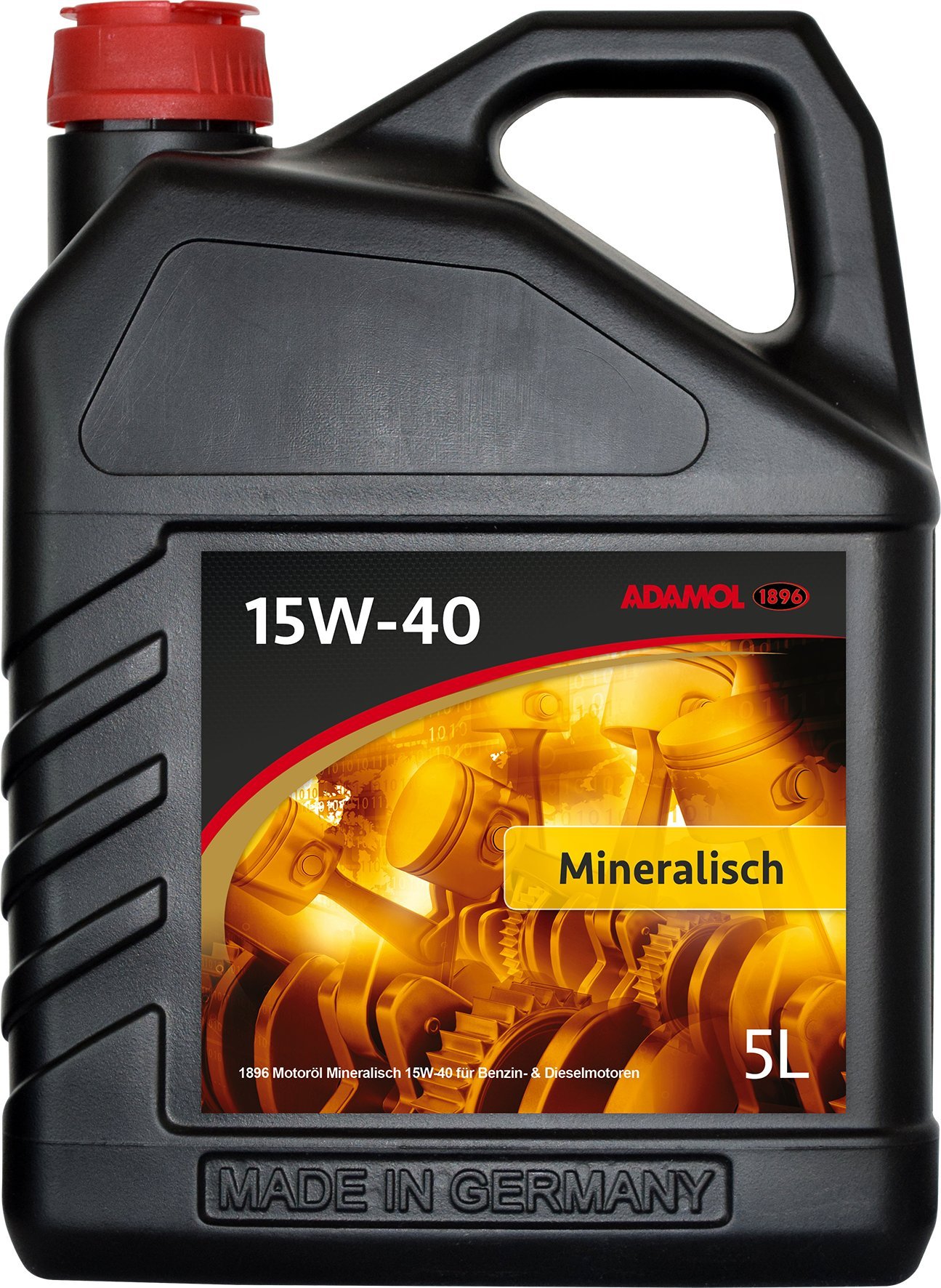 ADAMOL 01180139 15W-4Mineralisches Motorenöl, 5 L von ADAMOL