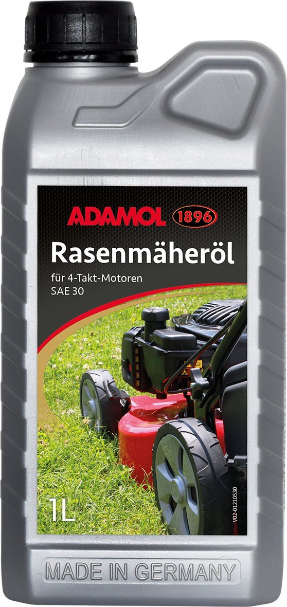 ADAMOL 1896 01210530 Rasenmäher-Öl SAE30, 4-Takt, 1 L von ADAMOL 1896