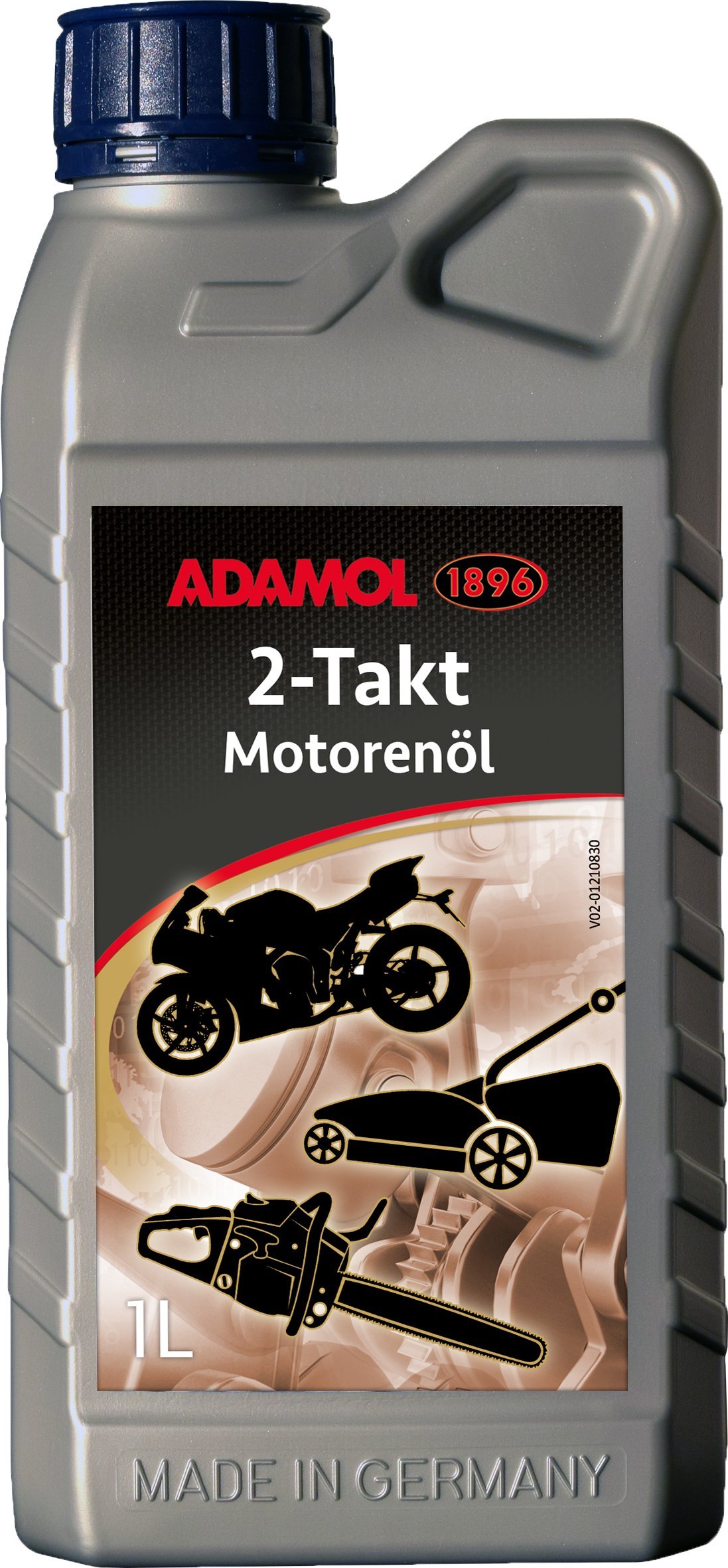 ADAMOL 1896 01210830 2-Takt Motorenöl, SM 1:50, 1 L von ADAMOL 1896