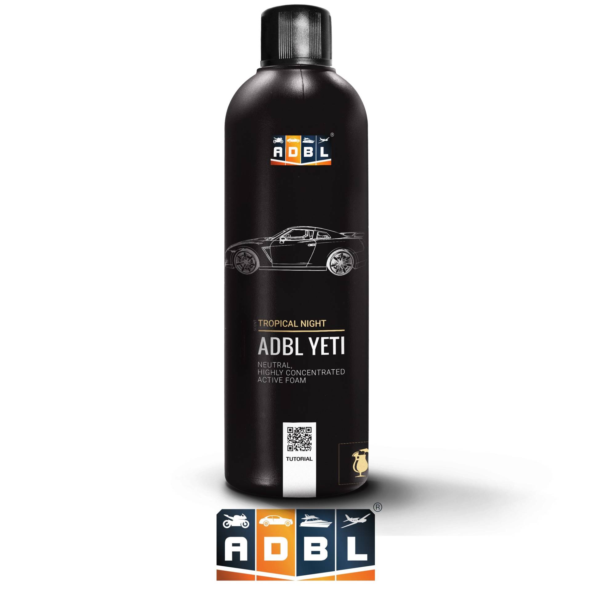 ADBL Snow Foam Shampoo Schaum Reinigungsschaum Aktivschaum pH-Neutral 5 Düfte in 3 Größen erhältlich (1 L Tropical Night) von ADBL