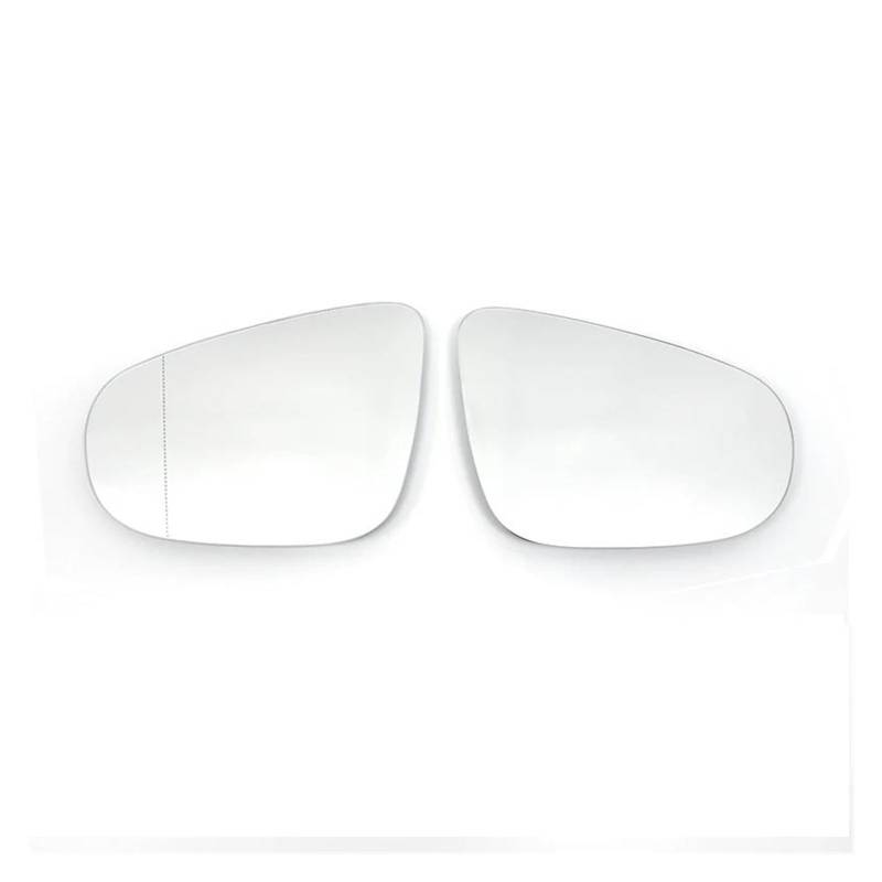 ADDUE Außenspiegel Glas Für VW Für Golf 5 Für MK5 Für Jetta Für Passat Für B6 2006-2009 Links Rechts Tür Seite Erhitzt Flügel Spiegel Glas Seitentür Weißem Spiegelglas (Size : 2PCS Left And Right) von ADDUE