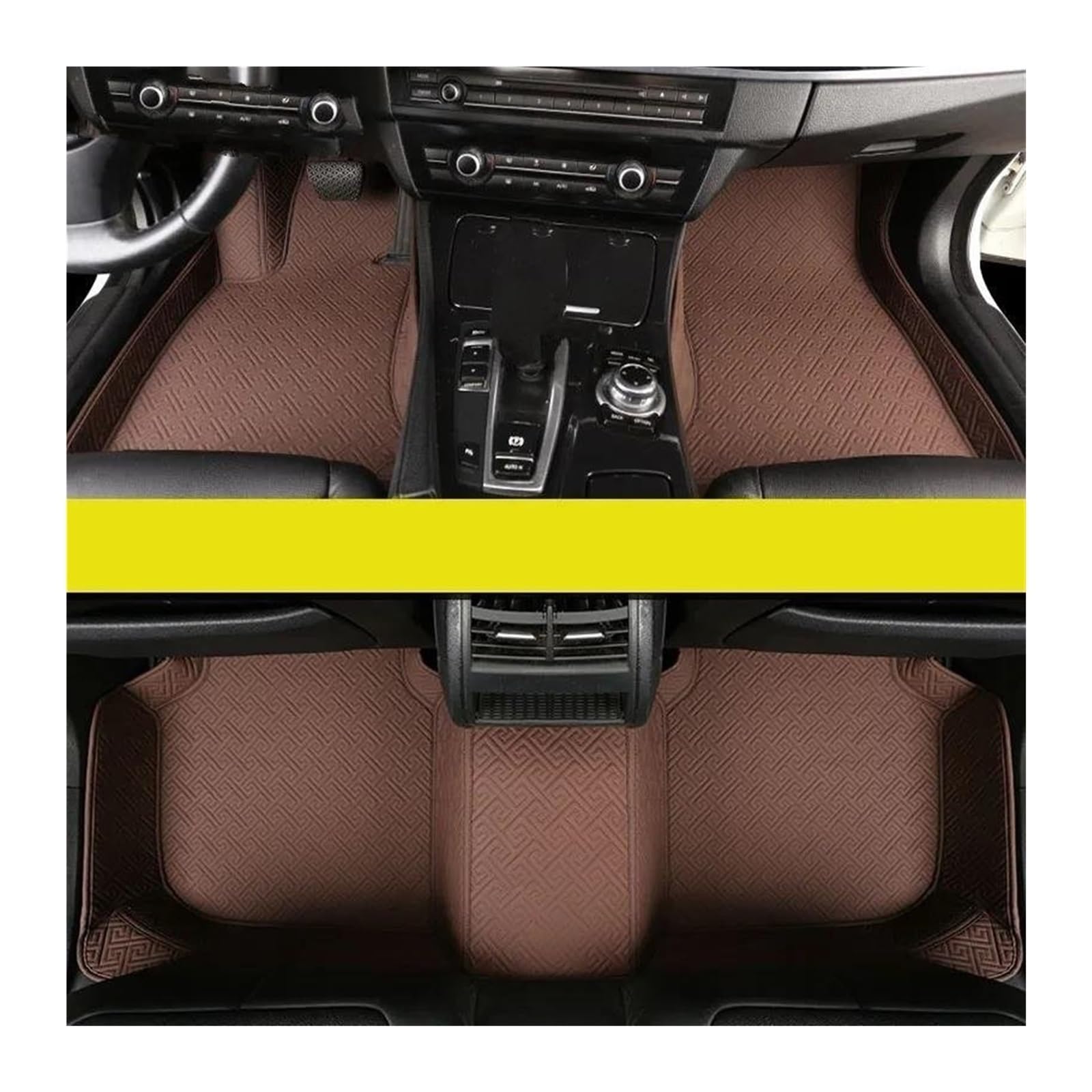 Auto Fussmatten Für Benz Für CLS Für C218 Für C219 Für C257 Für Schießen Für Bremse Für X218 2010-2019 Custom Car Fußmatten Auto Teppiche Zubehör Automatte Passend(Coffee,2010-2011) von ADDUE