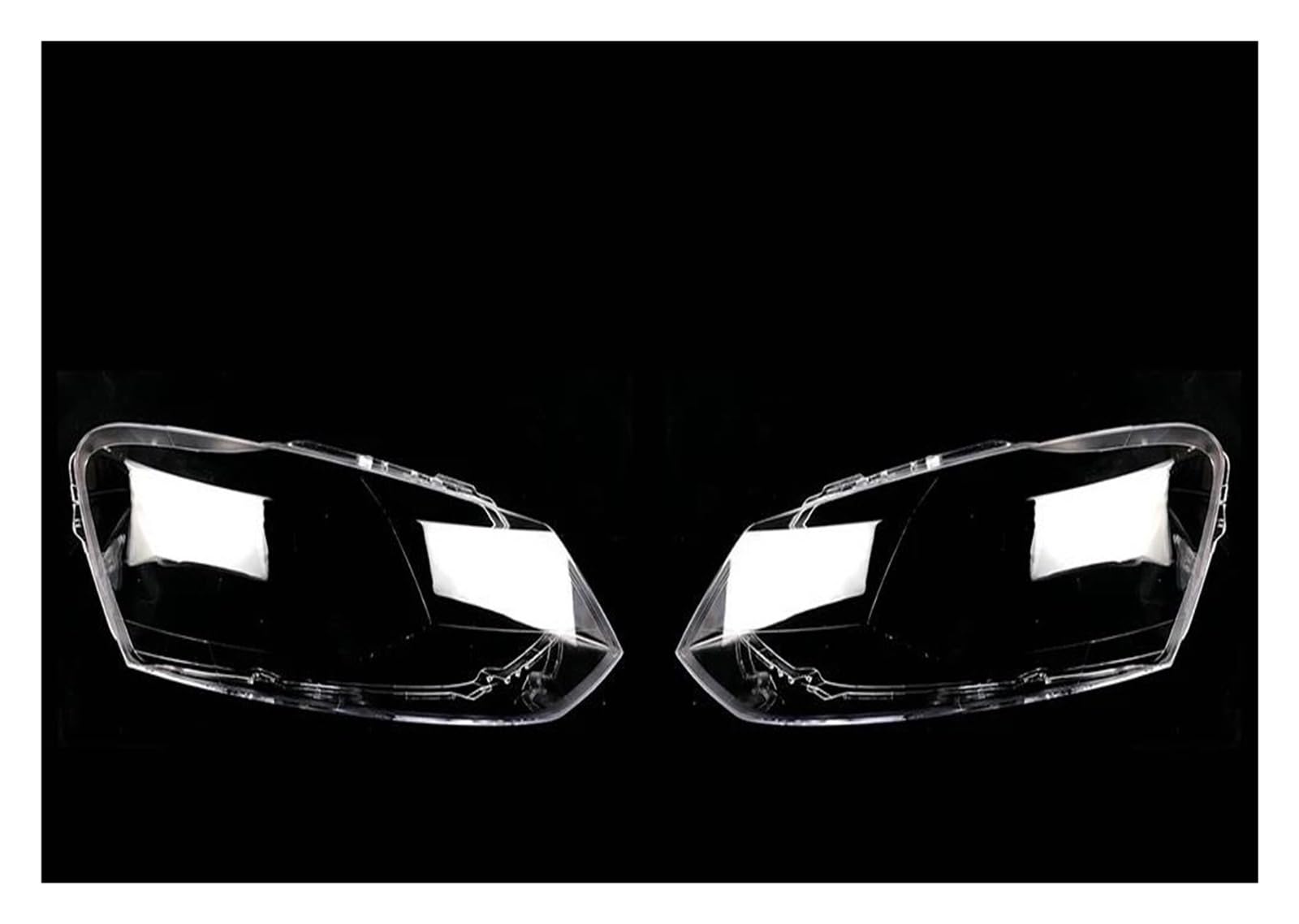 Frontscheinwerfer Shell Für VW Für Polo 2011-2013 Auto Front Scheinwerfer Shell Abdeckung Transparent Lampenschirm Scheinwerfer Maske Scheinwerfer Lamp Shell(Left and Right) von ADDUE