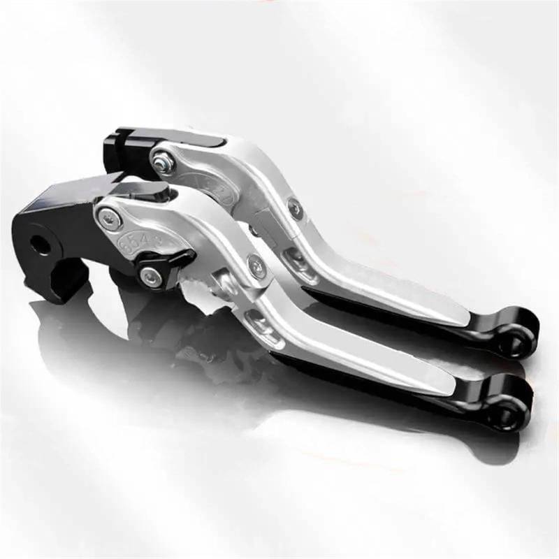 Kupplung Bremshebel Für CB500F Für CB 500F 2022-heute Kupplung Hebel Bremshebel Set Einstellbare Klapp Griff Hebel Motorrad Zubehör Teile Motorrad Bremshebel (Farbe : Silber) von ADDUE