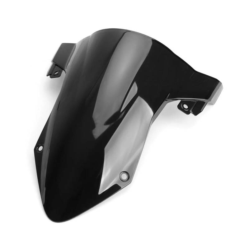 Moto Windschild Für S1000RR Windschutzscheibe Motorrad Windschutz Für S1000 RR 2019 2020 2021 2022 2023 Für S 1000 RR Bildschirm Doppel Blase Windabweiser Windschutz Motorrad Windschild (Farbe : Schw von ADDUE