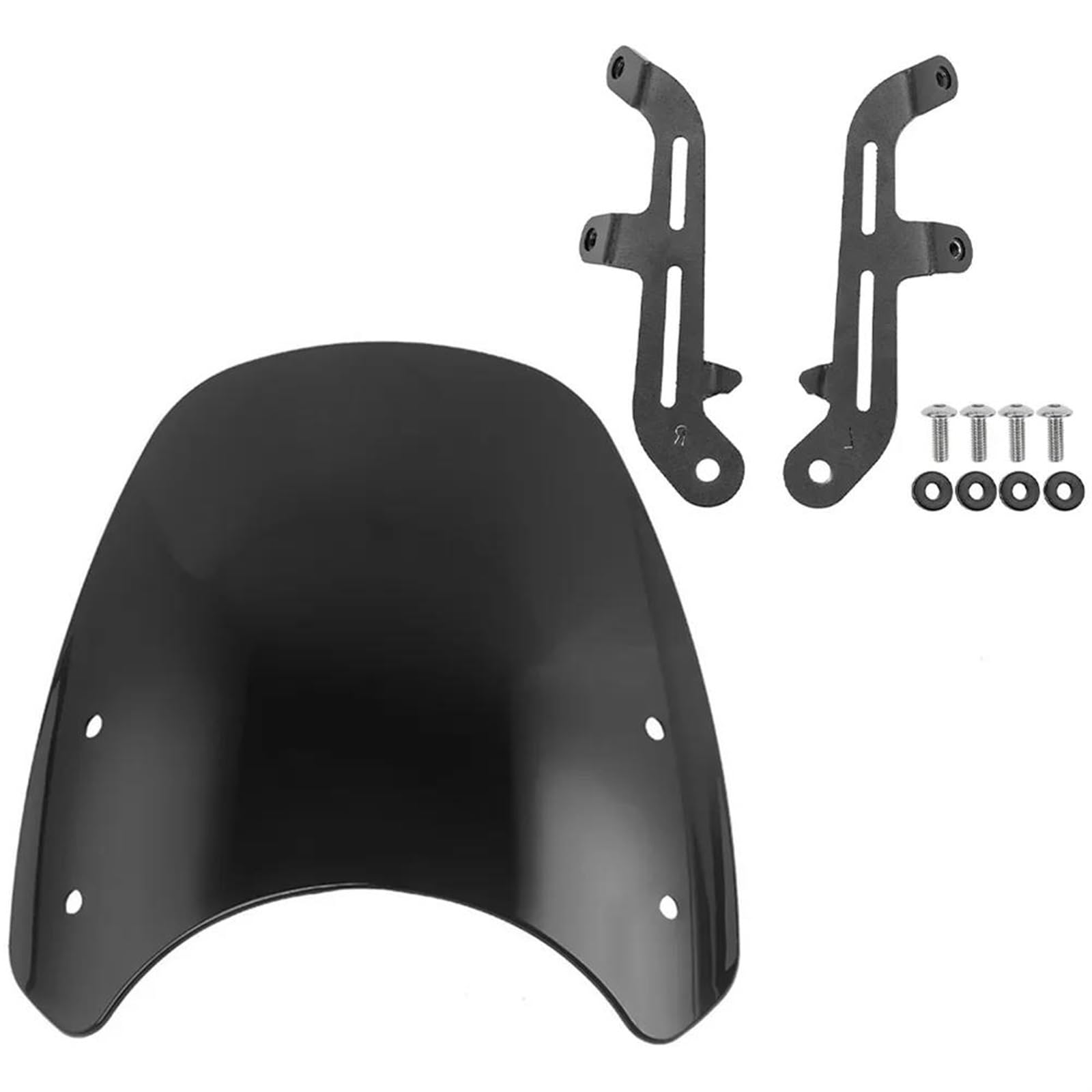 Moto Windschild Für Triumph Für Bonneville Für T120 Für T 120 T100 2016-2022 Scheinwerfer Verkleidung Windschutzscheibe Motorrad Wind Bildschirm Schild Windschutz Motorrad Windschild (Farbe : Smoke) von ADDUE