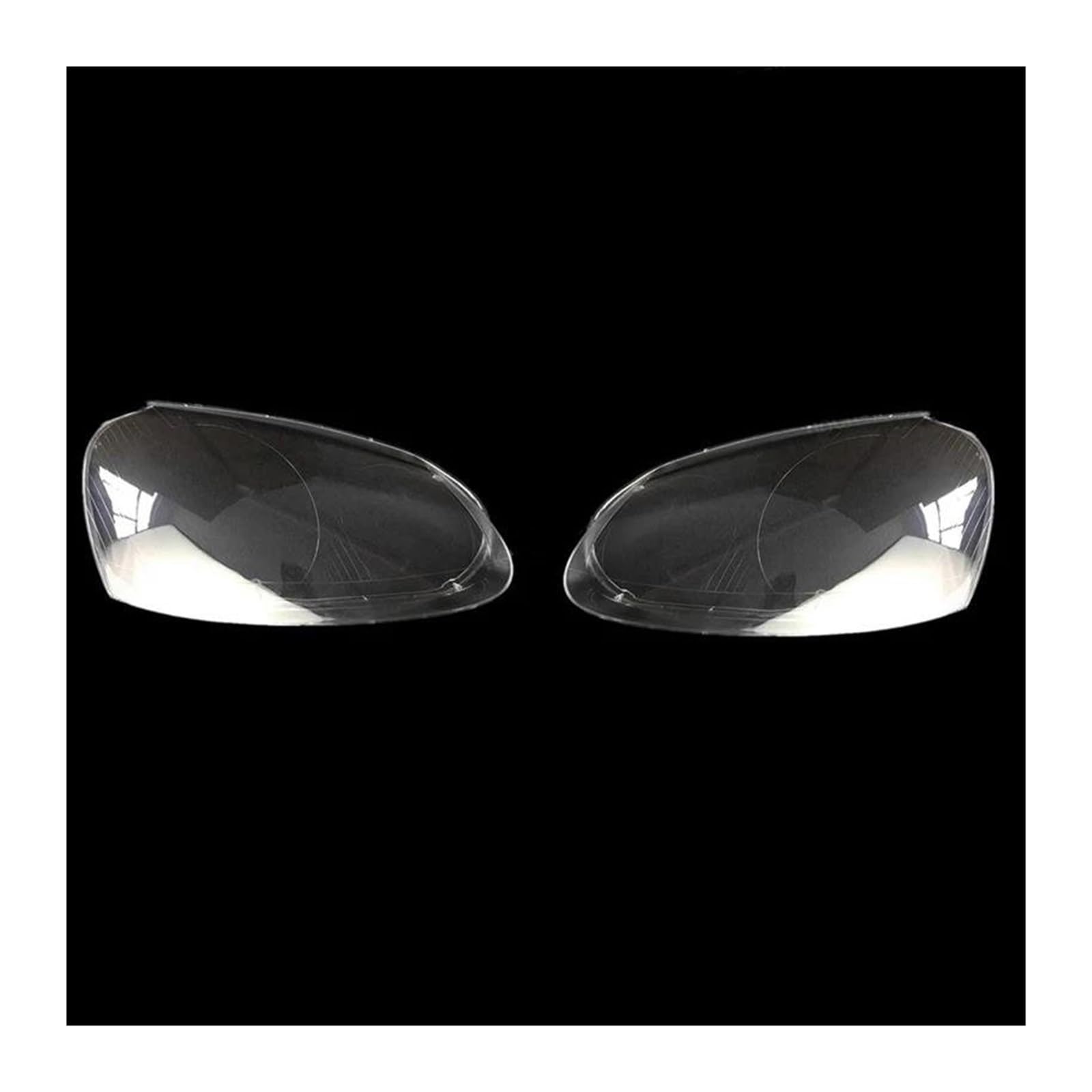 Scheinwerferglas Scheinwerferabdeckung Für VW Für Golf 5 MK 5 Für Jetta Für A5 GT Für GTI R32 2005–2009 Transparentes Gehäuse Frontscheinwerfer Linsenschale Scheinwerfer Shell Cover Lens (Farbe : 1pc von ADDUE