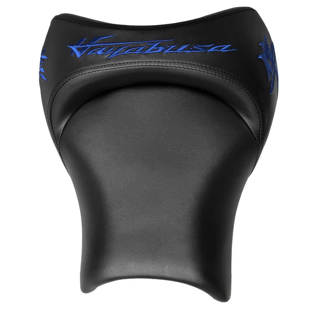 Blau Motorrad Stitch Comfort Vordersitz Kompatibel mit Suzuki Hayabusa GSXR1300 2008-2020 von ADEADE