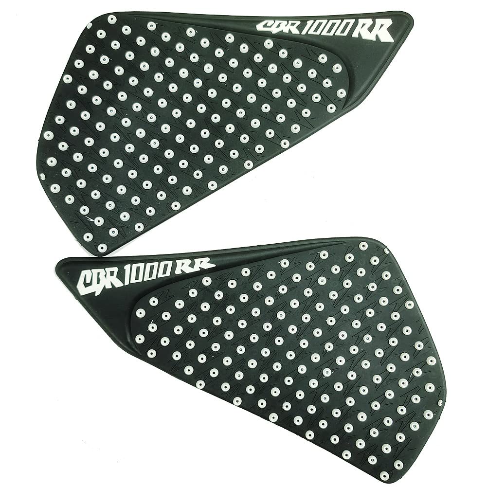 Motorrad Benzin Tank Gasoline Tank Pad Traktion Side Gas Fuel Knee Grip Gleitschutz Aufkleber Kompatibel mit Honda CBR1000RR CBR 1000 RR Fireblade 2004-2007 von ADEADE