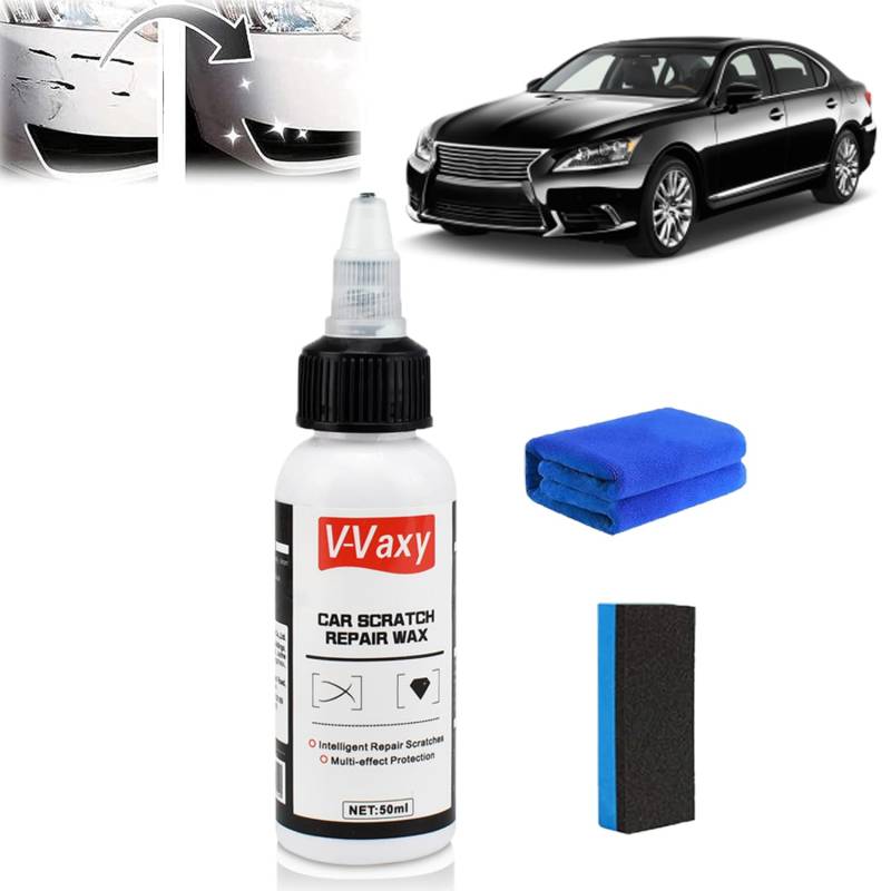 ADFUGE Ultimate Paint Restorer, V-Vaxy Car Scratch Repair Wax, V-Vaxy Coating, Grandado Car Scratch Repair Wax, V-Vaxy Paint Restorer, Car Scratches Repairing & Polishing Wax Paint Restorer (1PCS) von ADFUGE