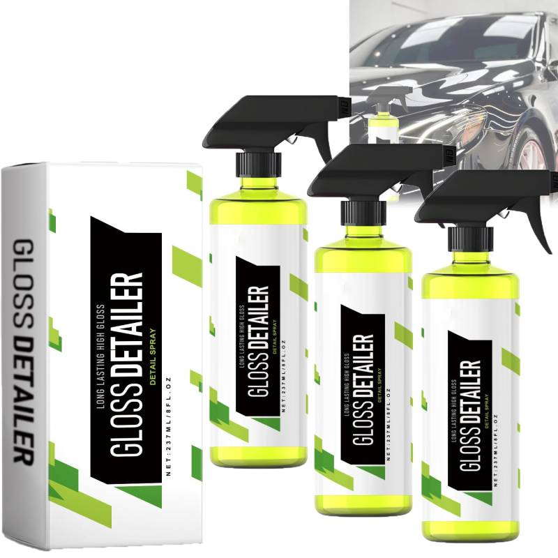 Gloss Car Glass Cleaner, Diamond Shine Glass Cleaner, Diamante Limpiador para Carros, Diamond Shine, Diamond Shine Spray, Diamante Limpiador para Carros Interior Kit (3pcs) von ADFUGE