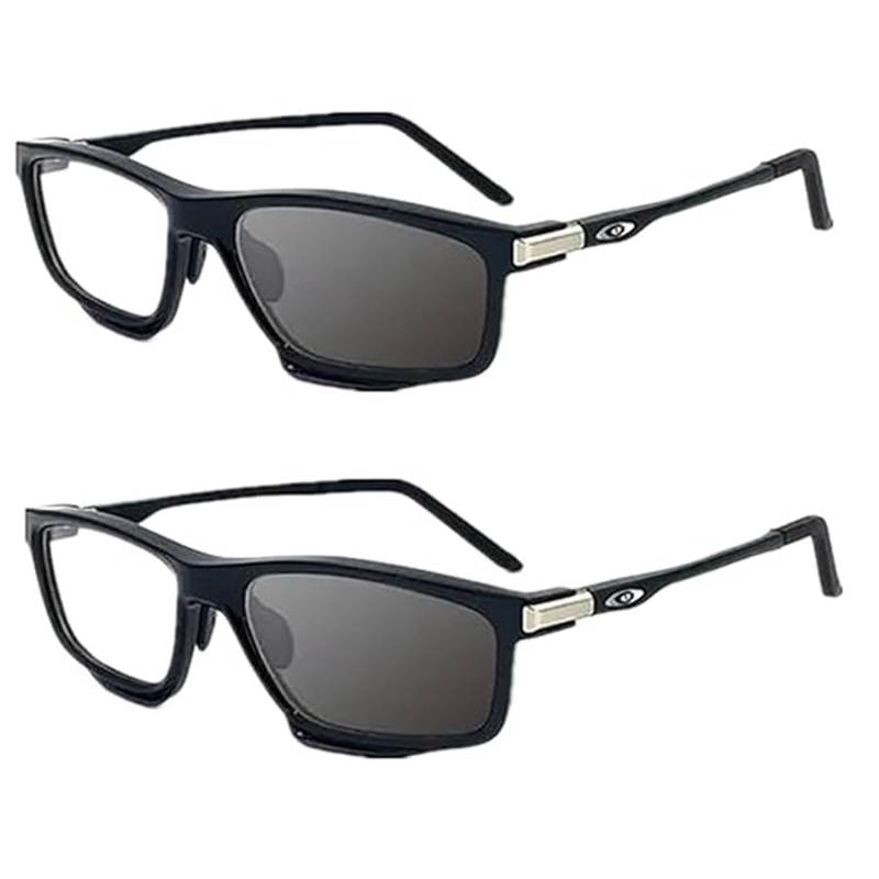 Lineaspelle Brille, Lineaspelle Sport Farbwechsel Multi-Focal Lesebrille, Multifokale Lesebrille Männer (2PCS E,+ 1,0) von ADFUGE