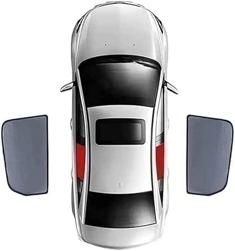 Auto-Sonnenschutz für Suzuki Alto, Blendschutz Reduziert Wärme Fenster Sonnenschutzrollos Abnehmbarer Auto Vorhänge,B/2 Rear Windows von ADHD