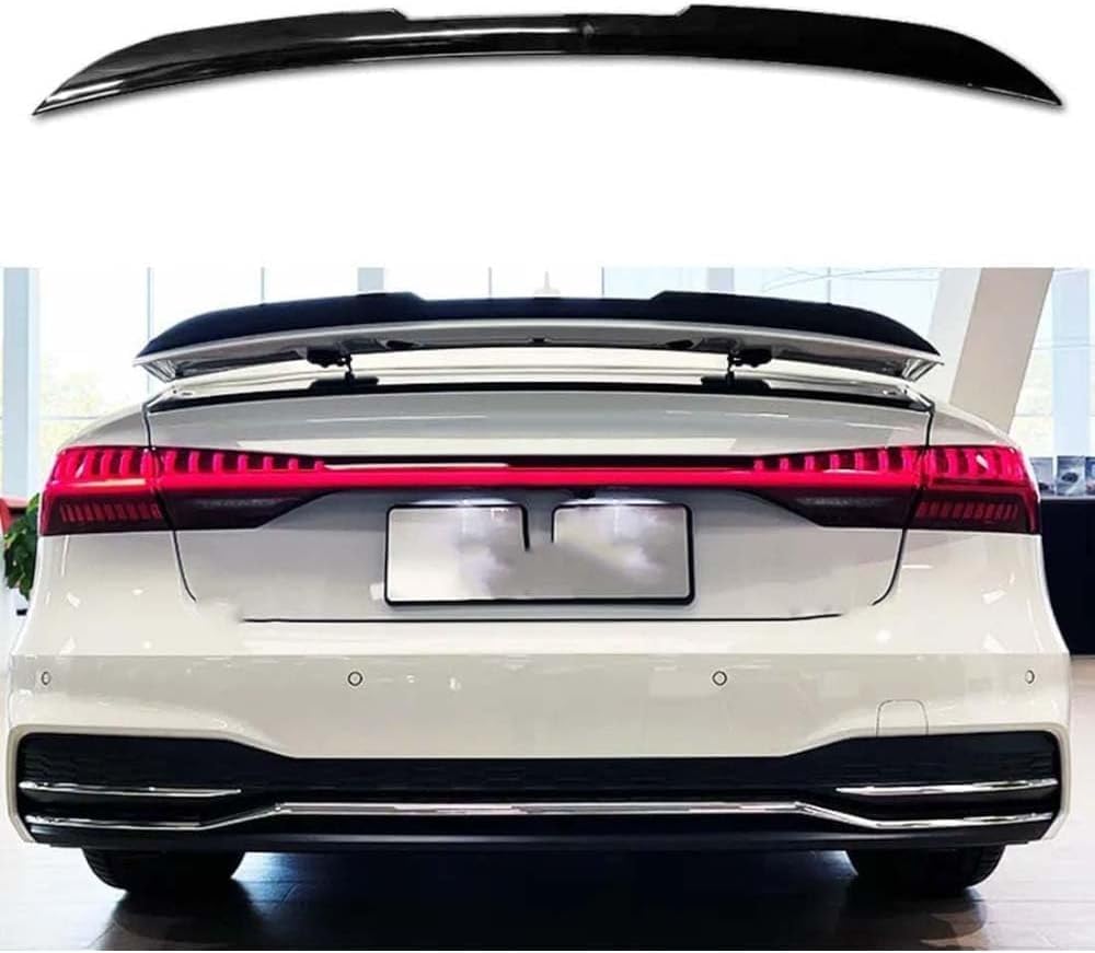 Auto Heckspoiler Spoiler für Audi A7 S7 RS7 Sportback 4KA 2019-2022, Kofferraumspoiler Dachspoilerflügel Heckflügel Lippe Car Tuning Styling Zubehör von ADSEP