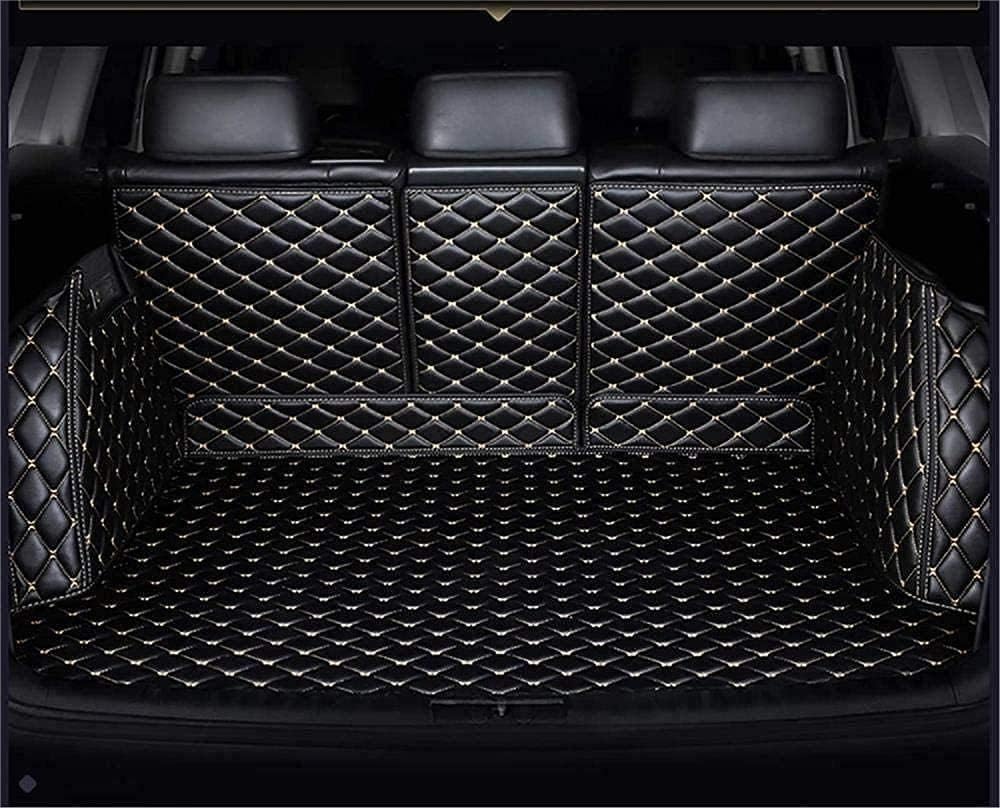 Auto Leder Kofferraummatten für Mercedes-Benz GLE (5seats) (Right Side with Storage Box) 2015-2019, Kratzfestem rutschfest Wasserdicht Staubdicht Kofferraumschutz Schutzpad Dekorationszubehör von ADUZA