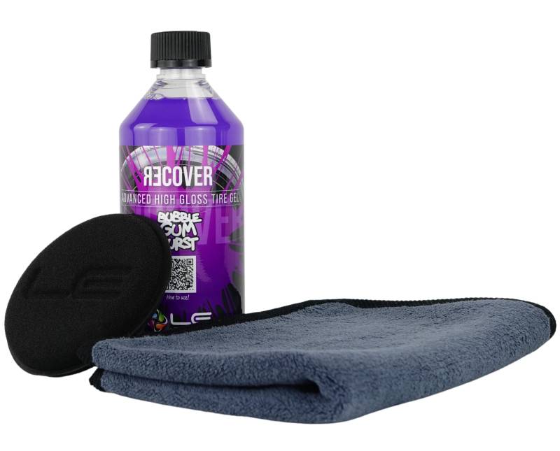 ADVANTUSE Liquid Elements Recover Reifengel Tire Dressing Reifenpflege Reifenglanzmittel Set mit Zubehör 500ml von ADVANTUSE