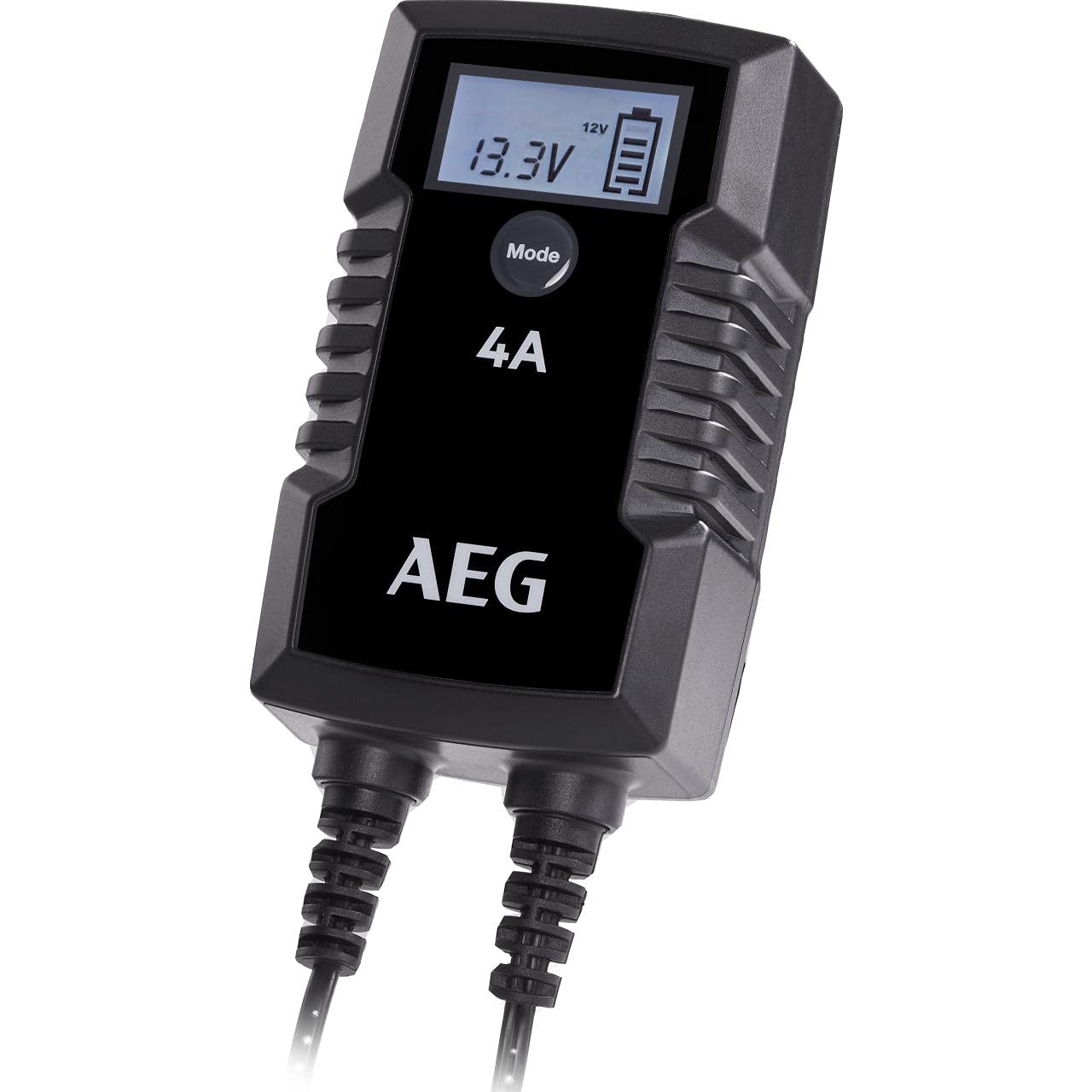 AEG Automotive 10616 Mikroprozessor-Ladegerät für Auto Batterie LD 4.0, 4 Ampere für 6/12 V, 9-HF Ladestufen, Autostartfunktion, Komfortanschluss von AEG