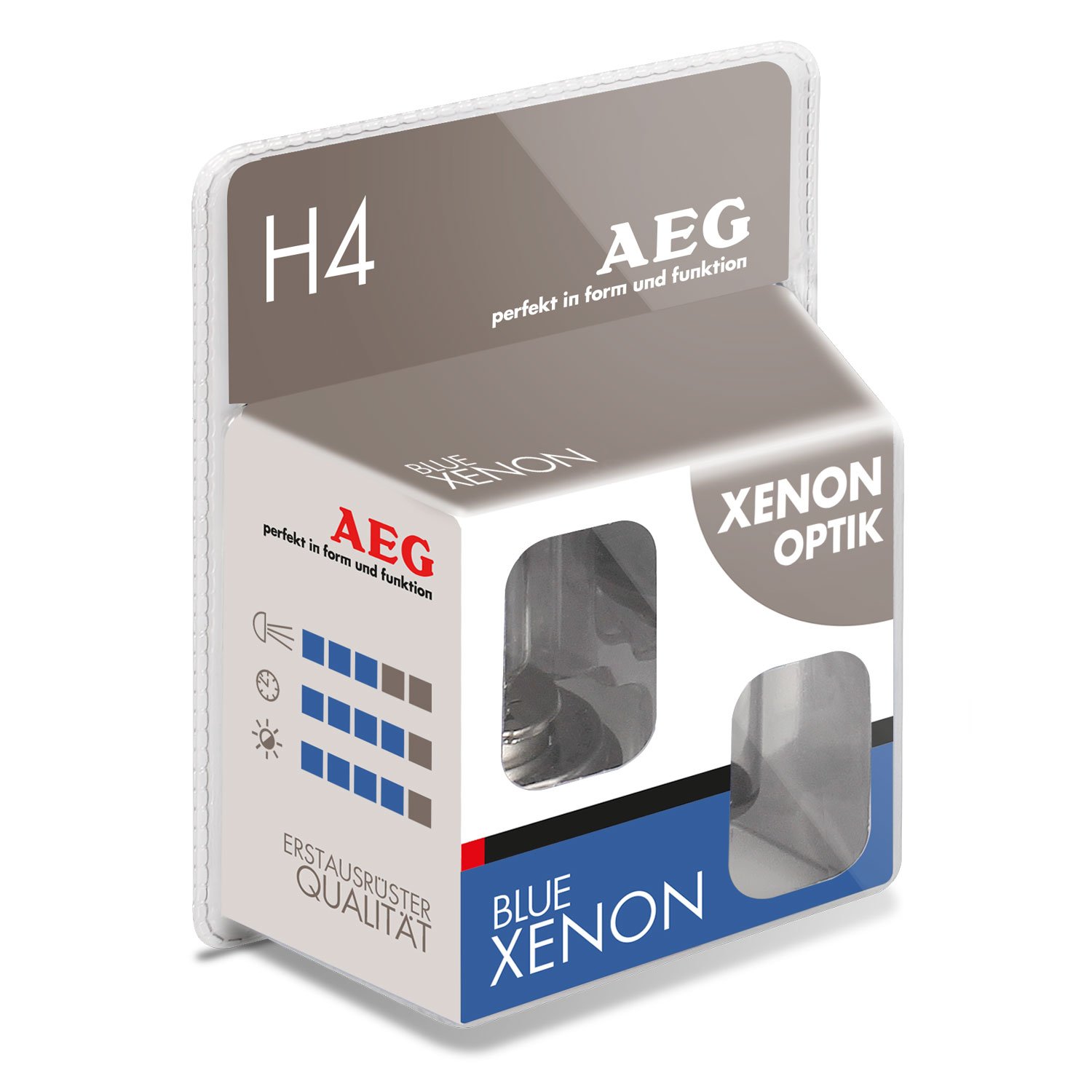 AEG Automotive 97261 Glühlampe Blau Xenon H4, 60/55 W, 2-er Set von AEG