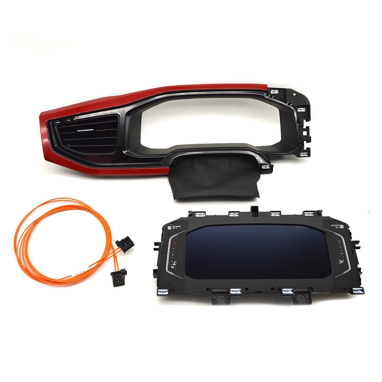 AEKVPL [Replacement] Geeignet for Polo Virtual Cockpit LCD-Instrument und Rahmen 22D 920 790 22D920790 (Red) von AEKVPL