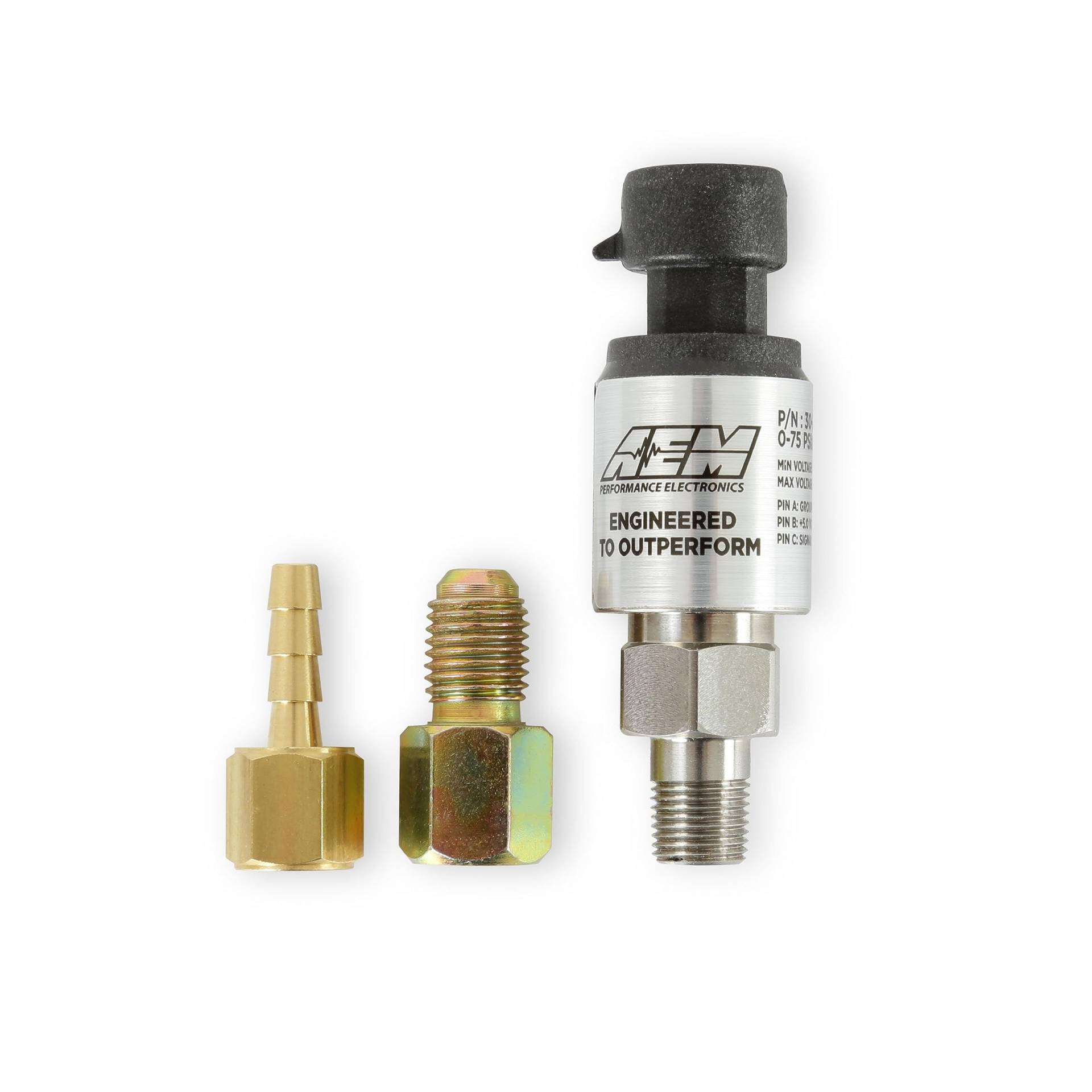 AEM 30-2130-75 Sensor-Set, Edelstahl, 75 psia/-1 bis 4 bar von AEM