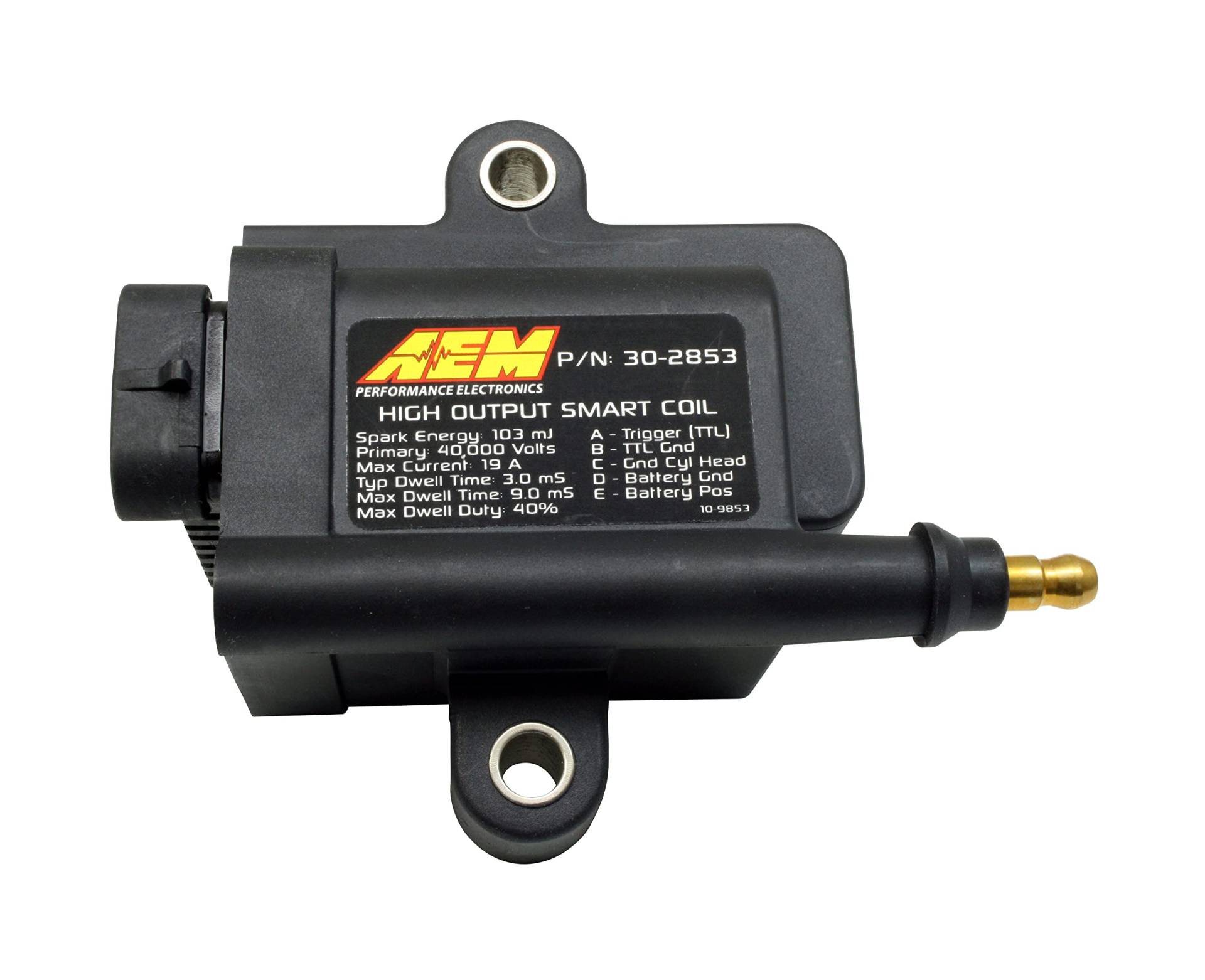 AEM 30-2853 High Output IGBT Induktiv -Schlau- Spule, Liefern bis 103 mJ, Schwarz von AEM